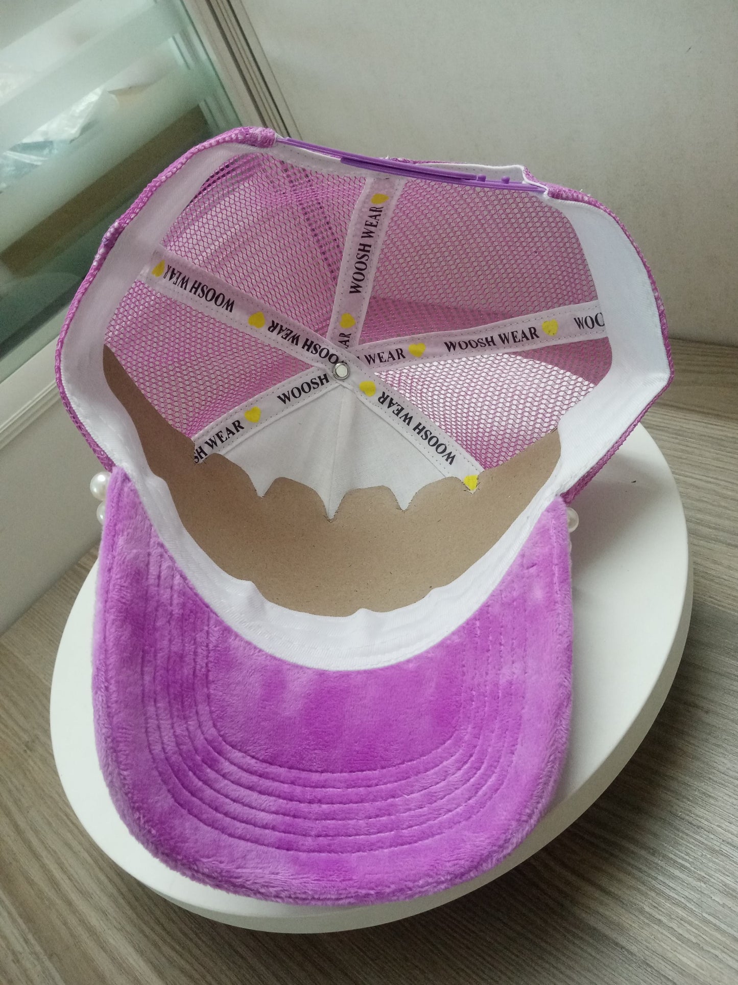 Love Is My Religion Pink Pearl Velvet Trucker Hat