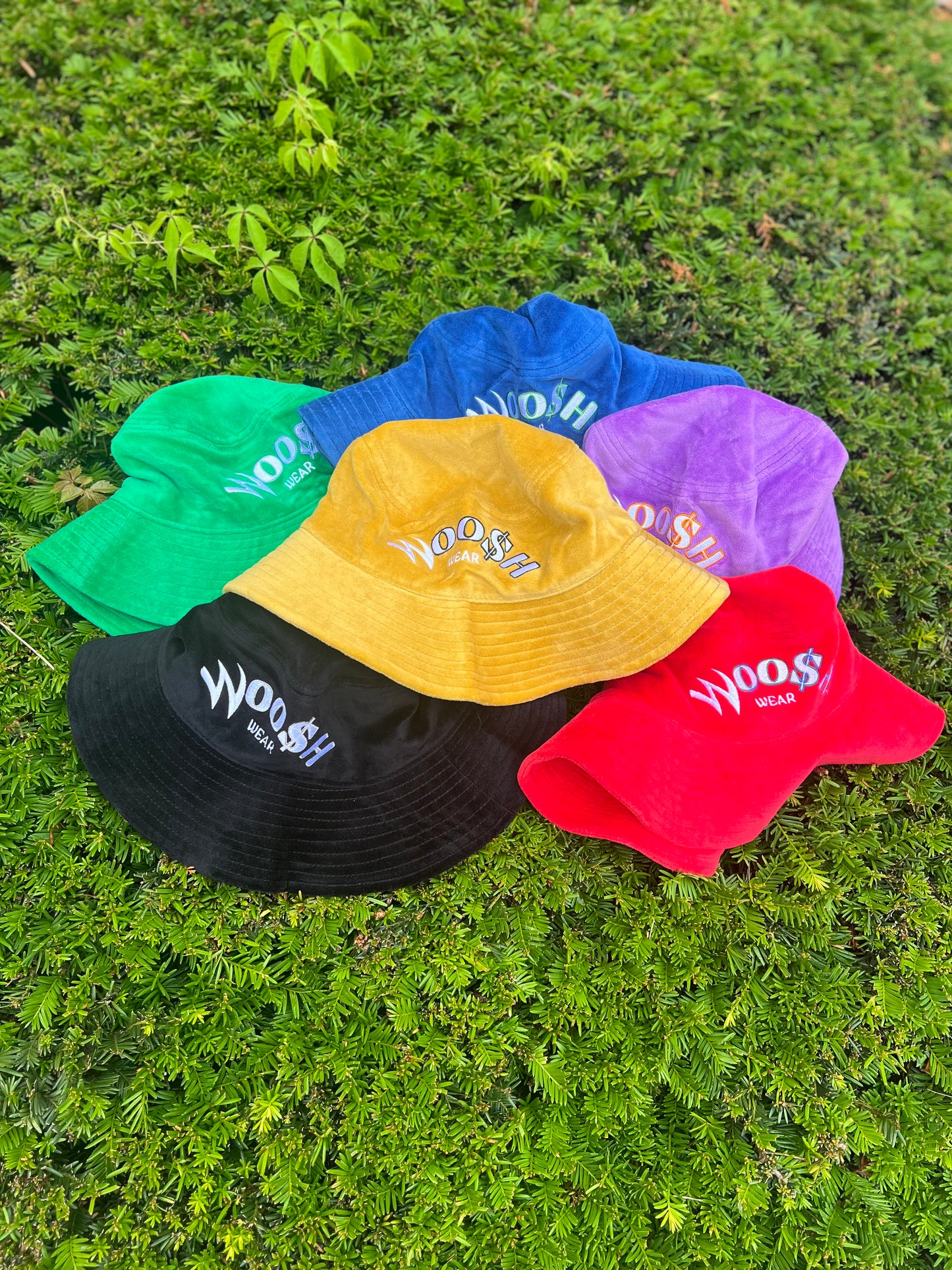 Terry Towel Woosh Bucket Hats