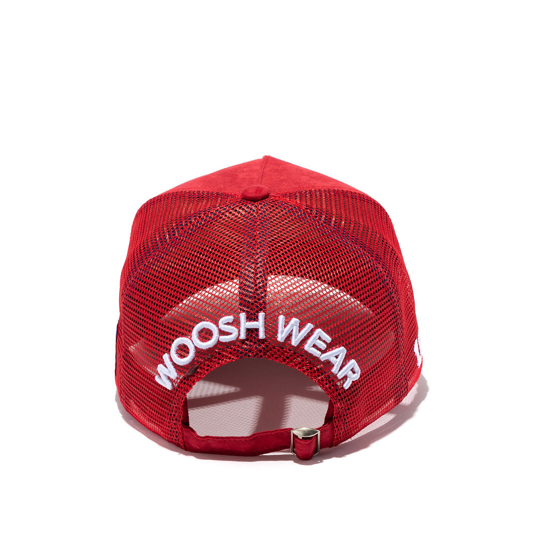 Summer 21'--Trucker Hat, Zoe Nation Red