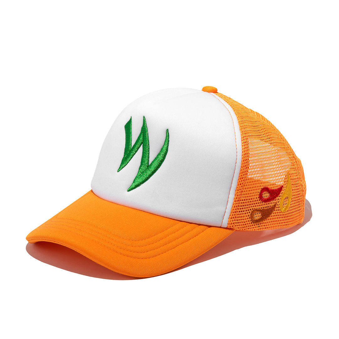Pokemon-Ash Trucker Hat-Orange