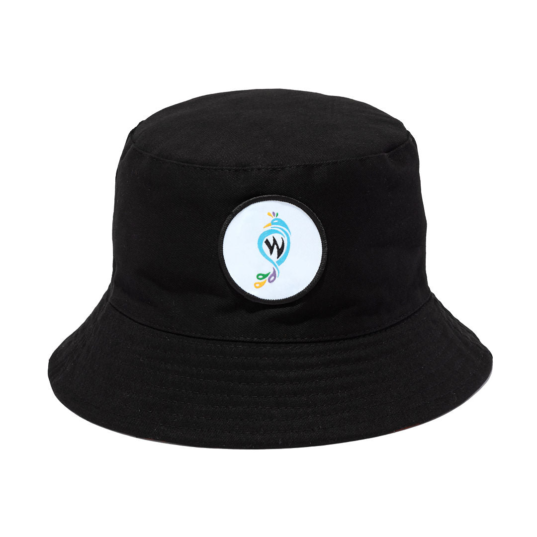 Bucket Hat-Orange/Black