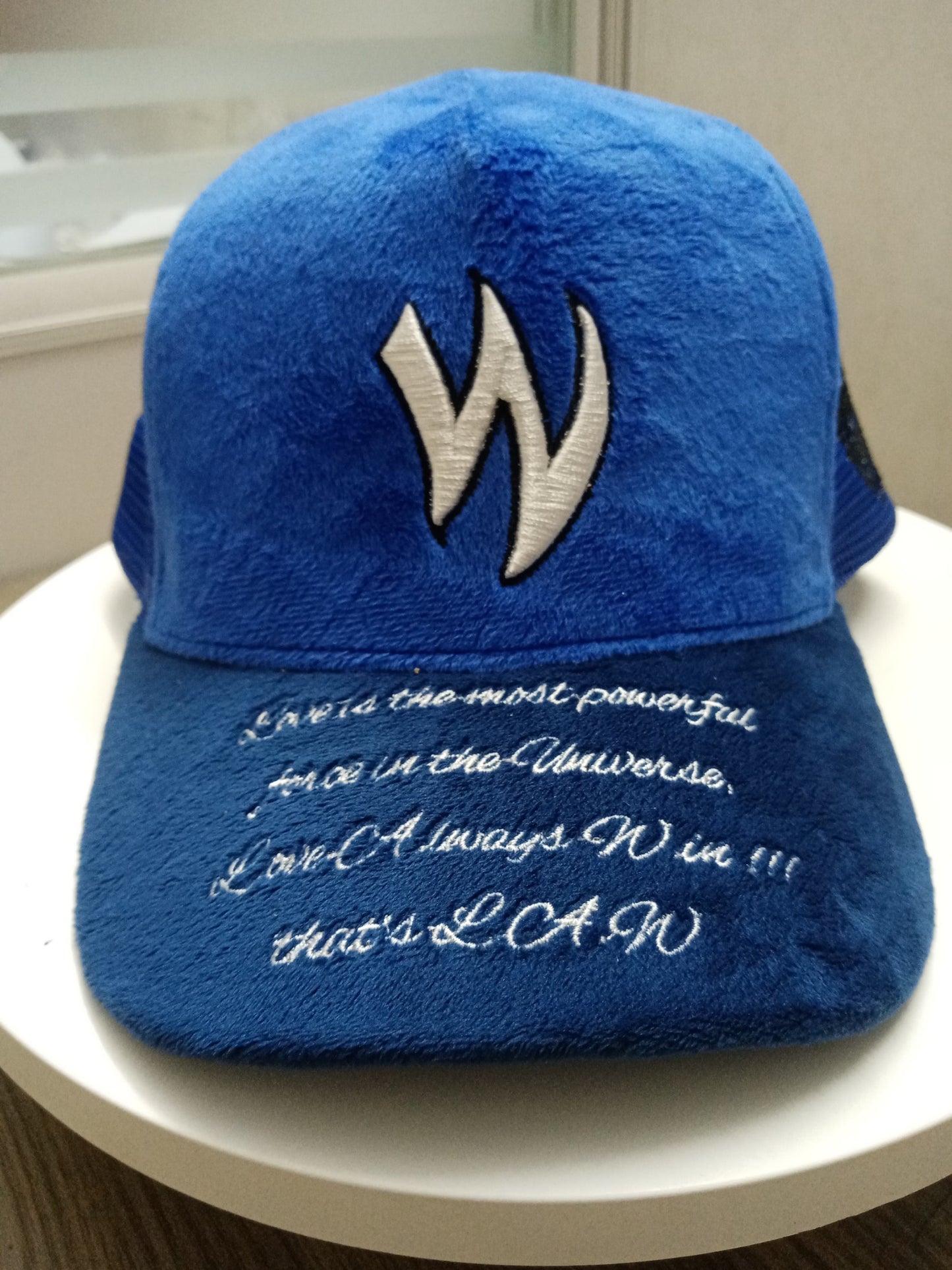 Love Always Win Velvet Trucker Hat