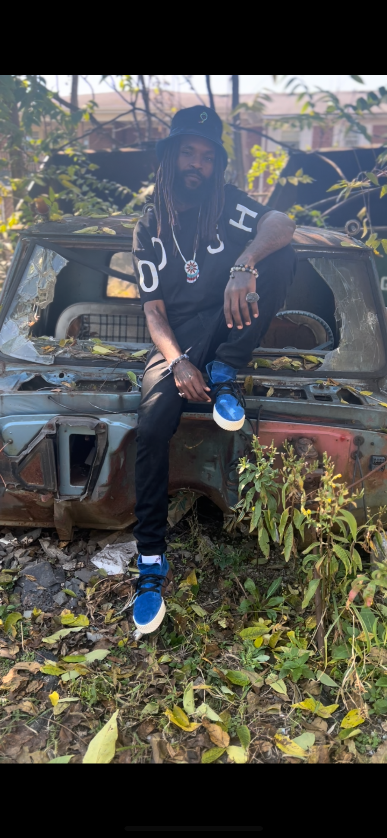 Big Woosh Black T-shirt