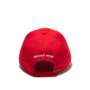 Dad Cap Feather-Red