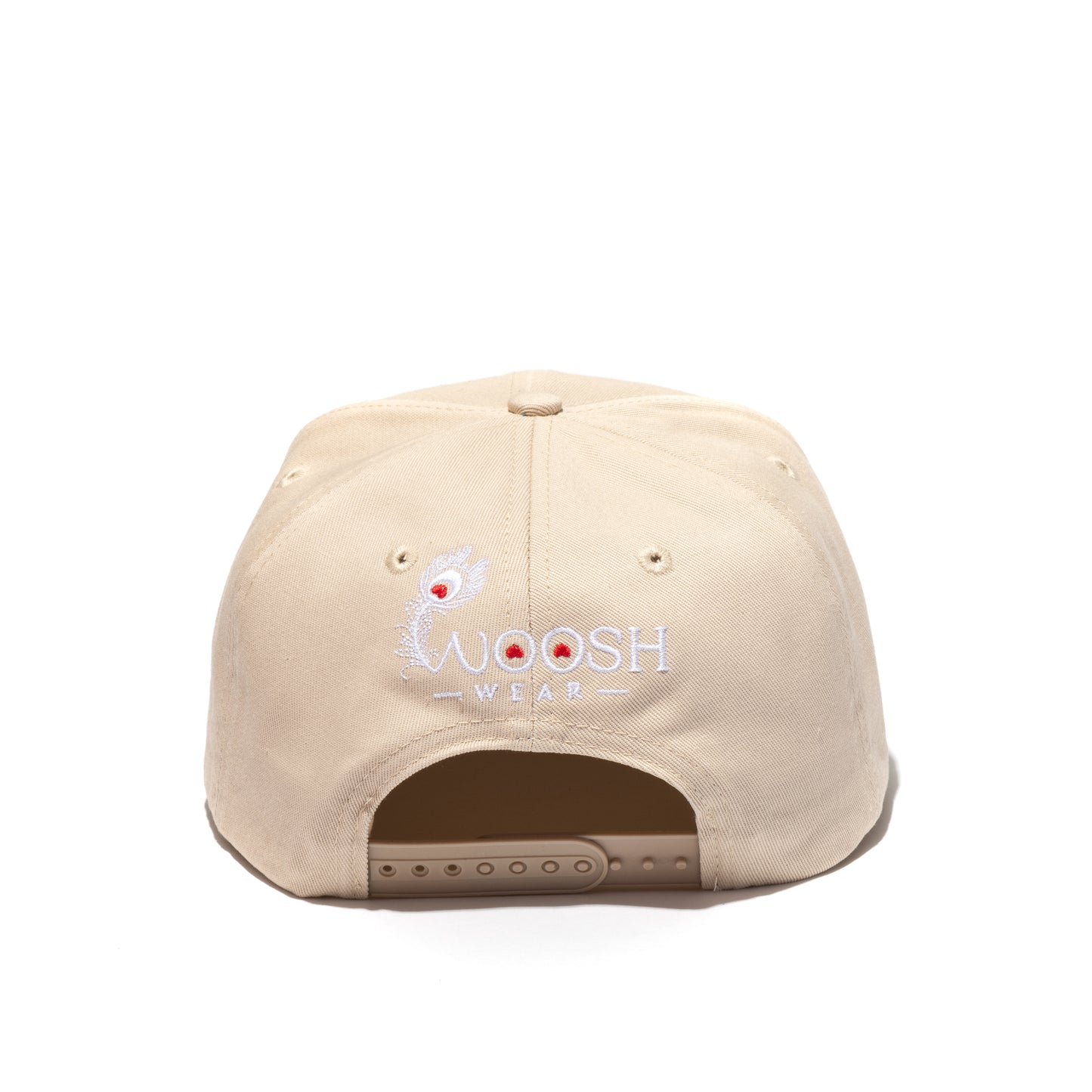 Flat Bill Feather-Beige