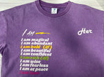 Load image into Gallery viewer, I am that I am her I am him t shirts
