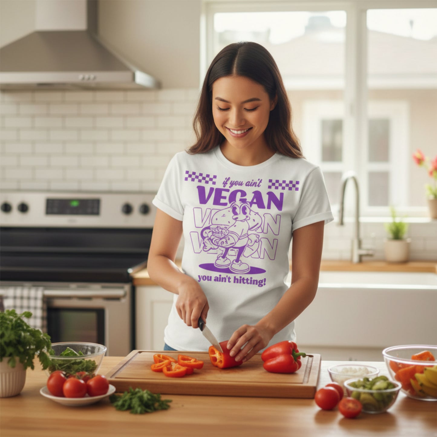 If you ain't VEGAN you ain't hittin'