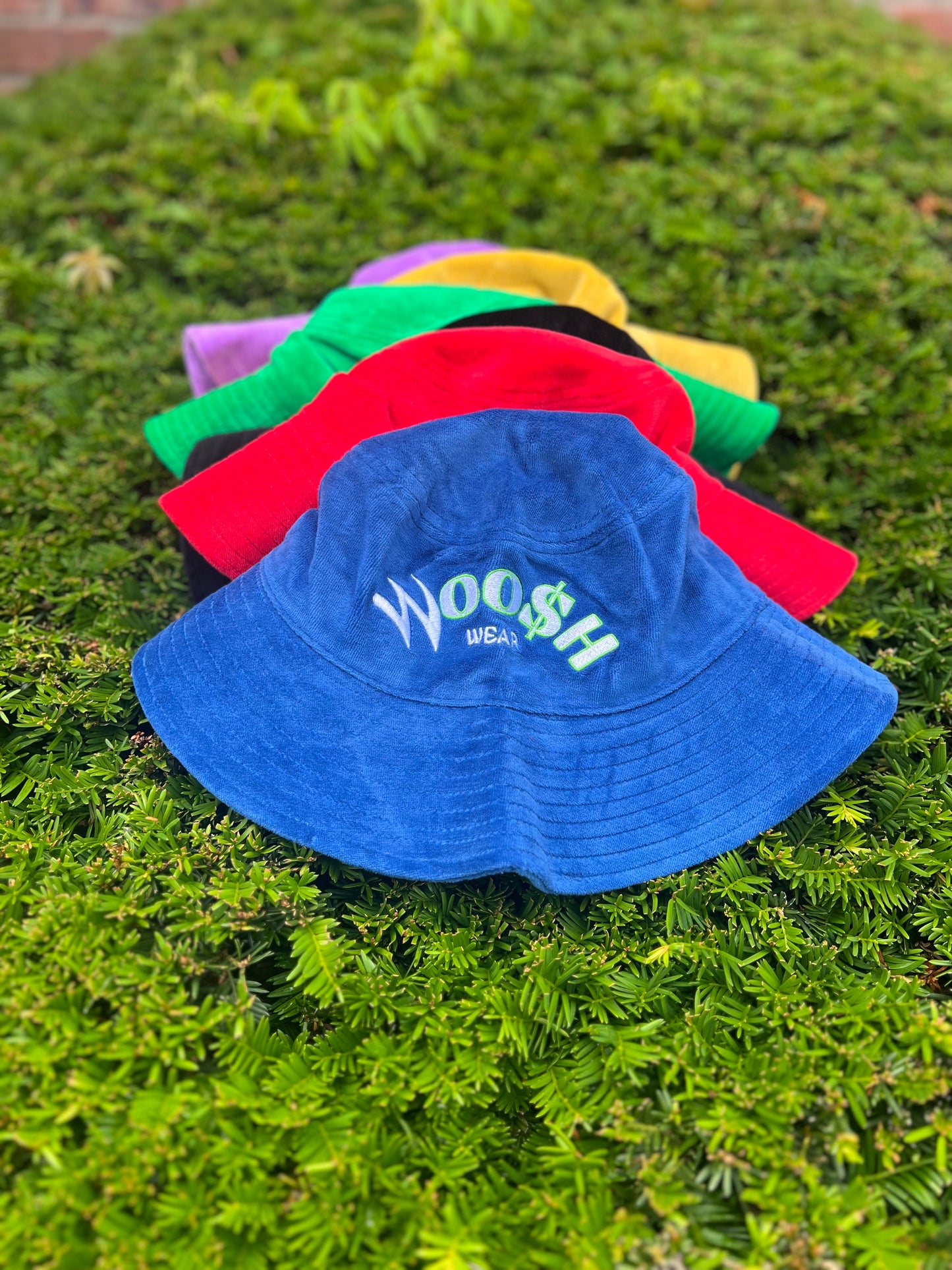 Terry Towel Woosh Bucket Hats