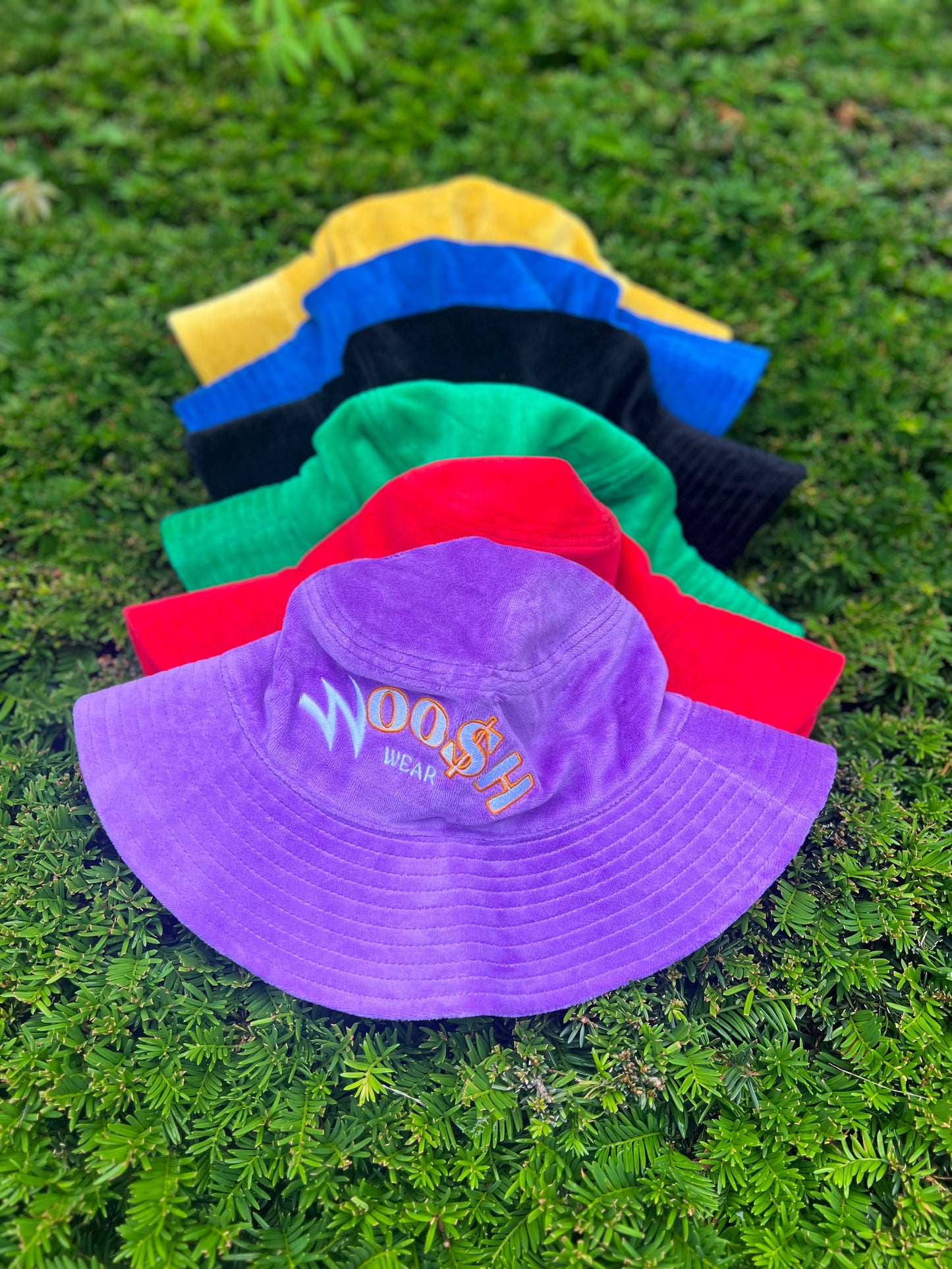 Terry Towel Woosh Bucket Hats
