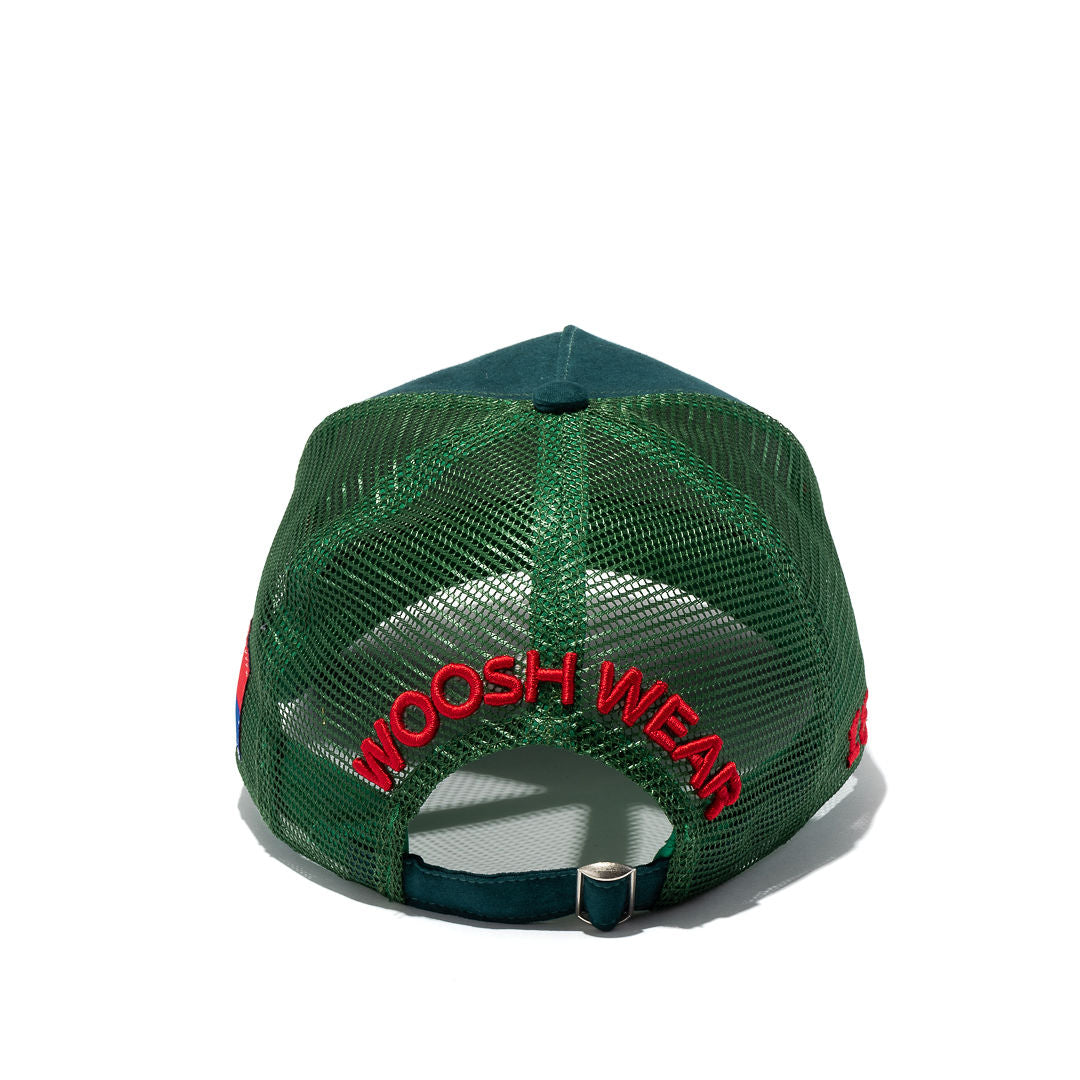 Summer 21'--Trucker Hat, Zoe Nation Green