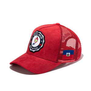 Summer 21'--Trucker Hat, Zoe Nation Red