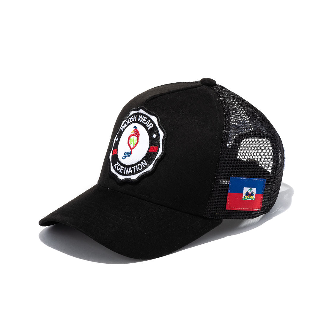 Summer 21'--Trucker Hat, Zoe Nation Black