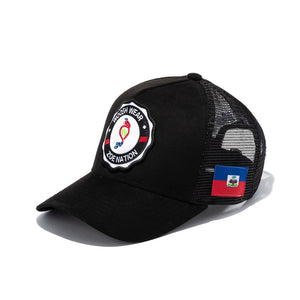 Summer 21'--Trucker Hat, Zoe Nation Black