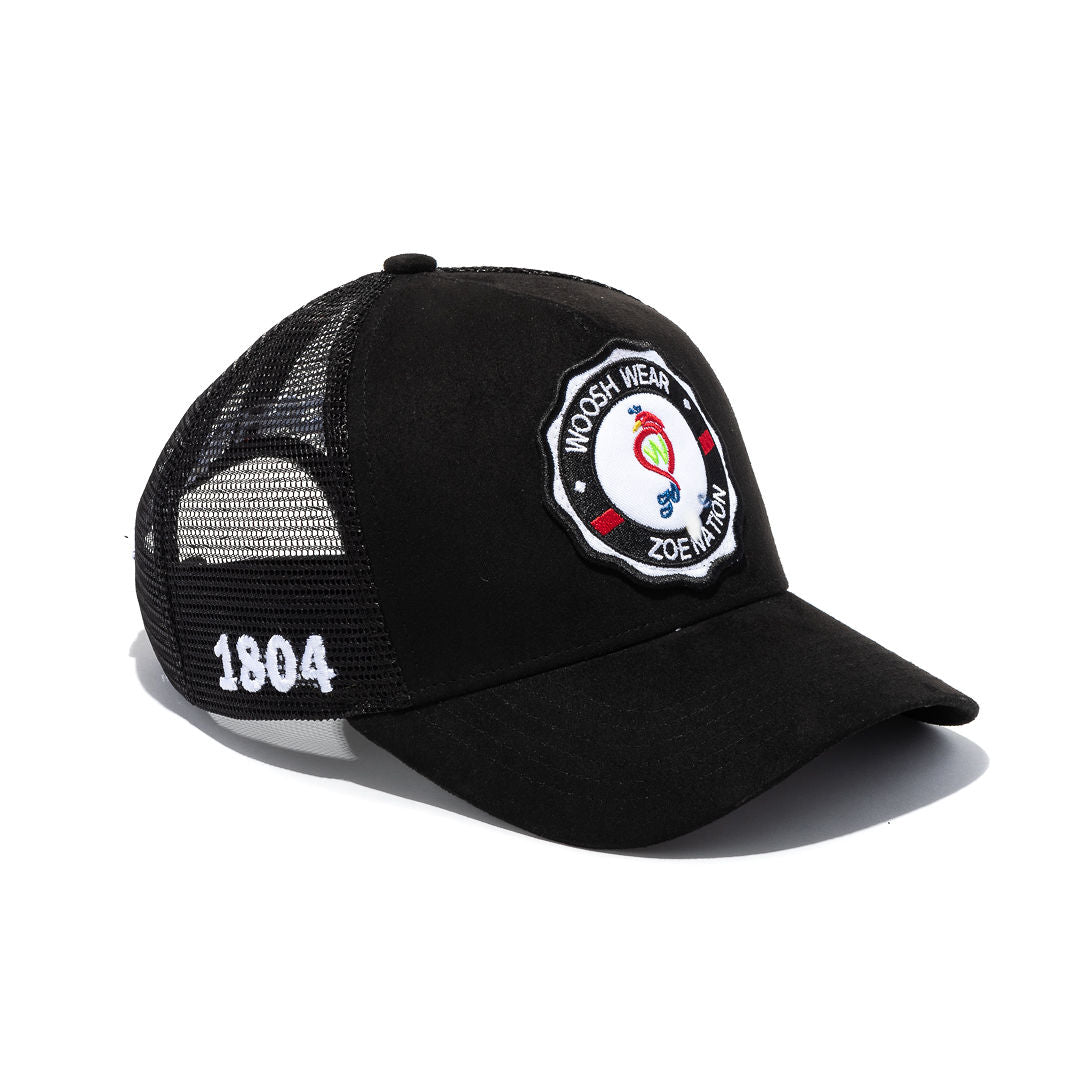 Summer 21'--Trucker Hat, Zoe Nation Black
