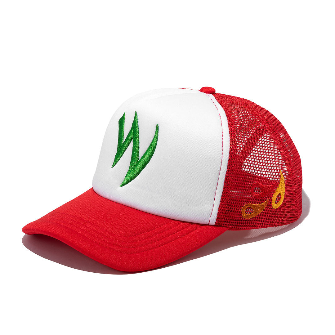 Pokemon-Ash Trucker Hat-Red