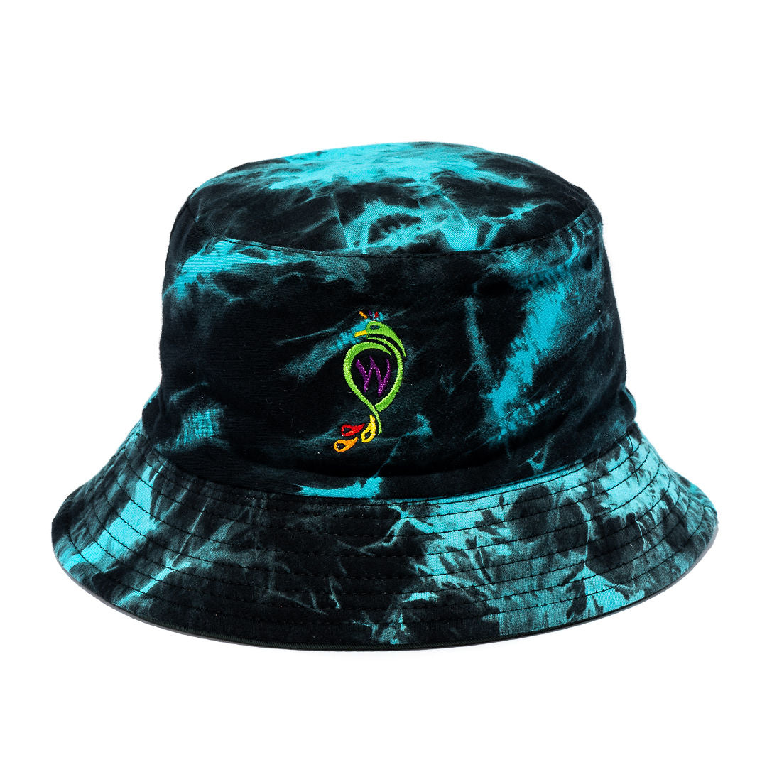 Bucket Hat-Teal/Green