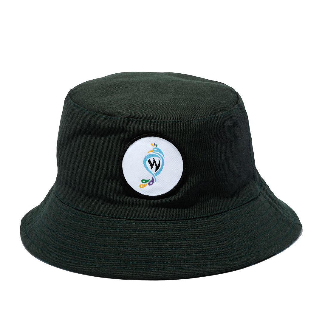 Bucket Hat-Teal/Green