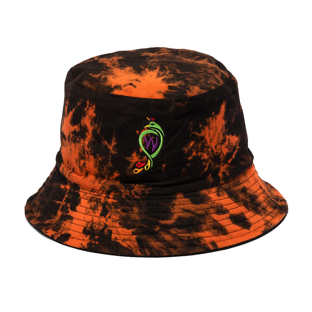 Bucket Hat-Orange/Black