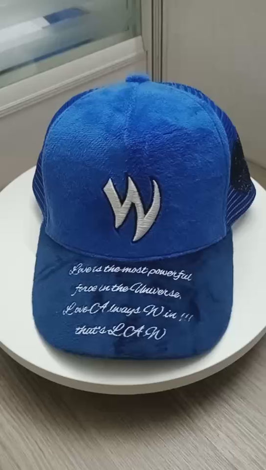 Love Always Win Velvet Trucker Hat