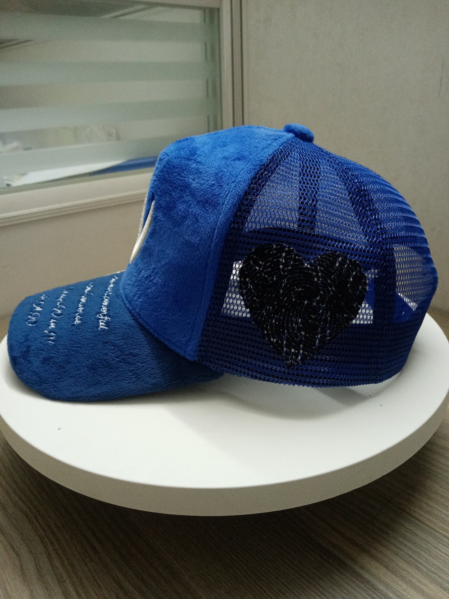 Love Always Win Velvet Trucker Hat