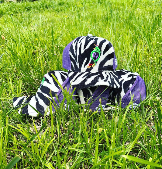 Velvet Zebra Trucker Hat