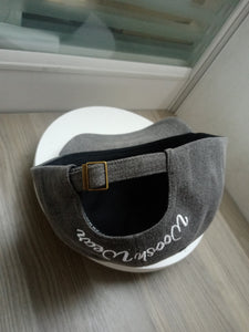 Cool Grey Denim Peace Is A Weapon Hat