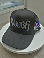 Load image into Gallery viewer, Universal Woosh Suede Trucker hat
