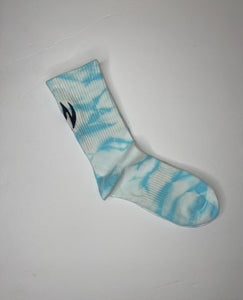 The W tie dye socks