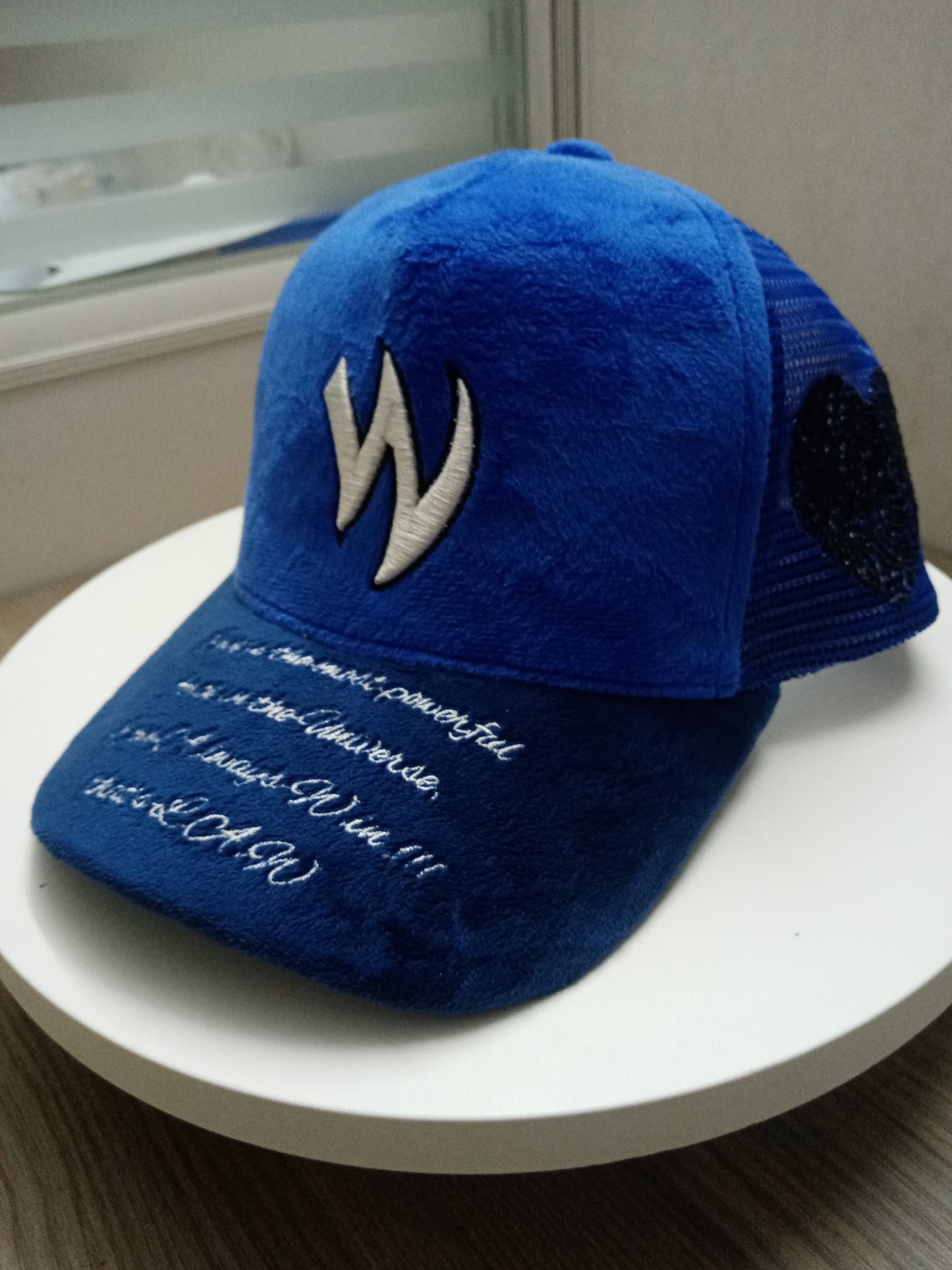 Love Always Win Velvet Trucker Hat