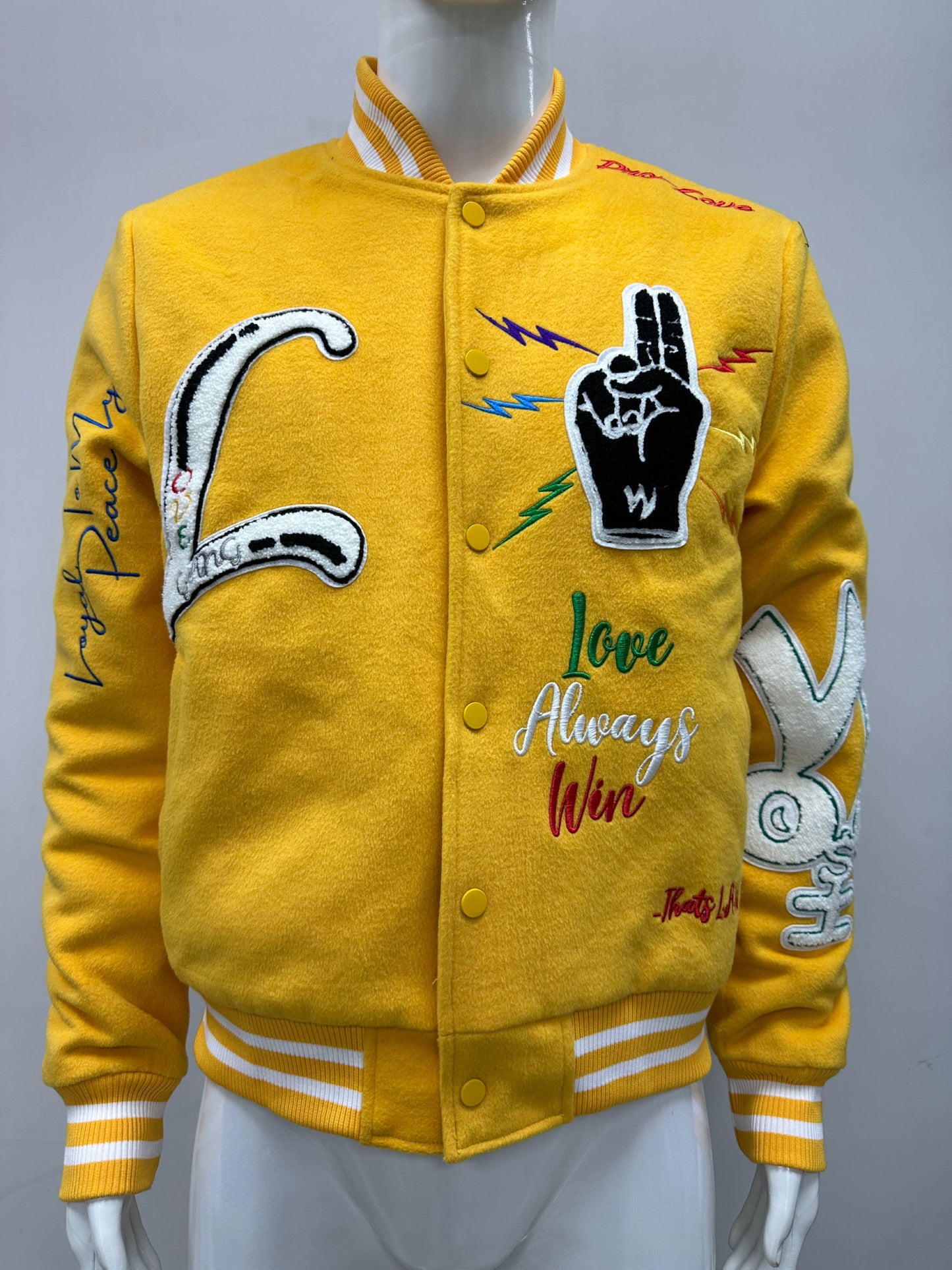 Mens Peace Is A Weapon And Love Always Win Jacket