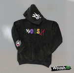 Load image into Gallery viewer, Woosh Washed Face Unisex Hoodie
