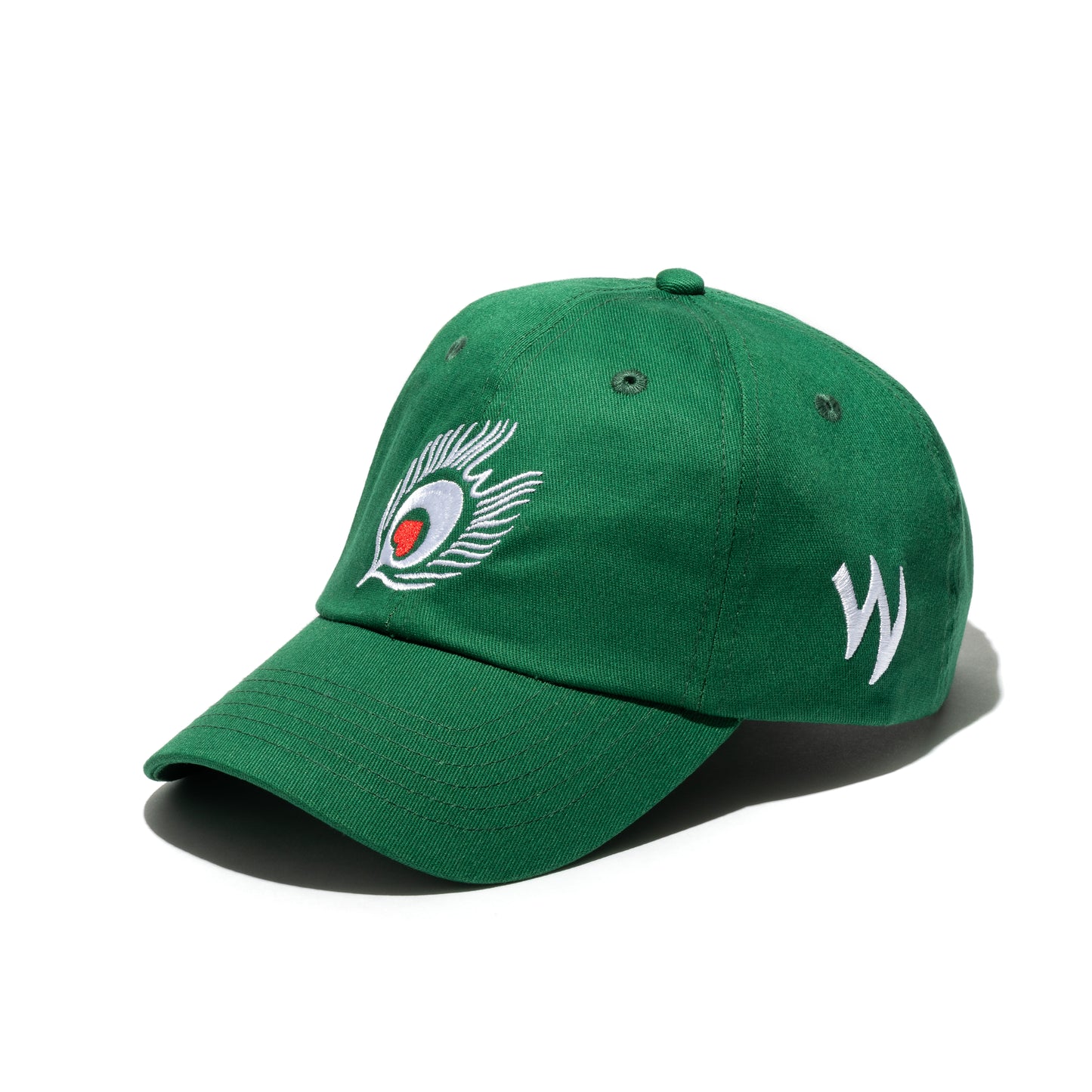 Dad Cap Feather-Green