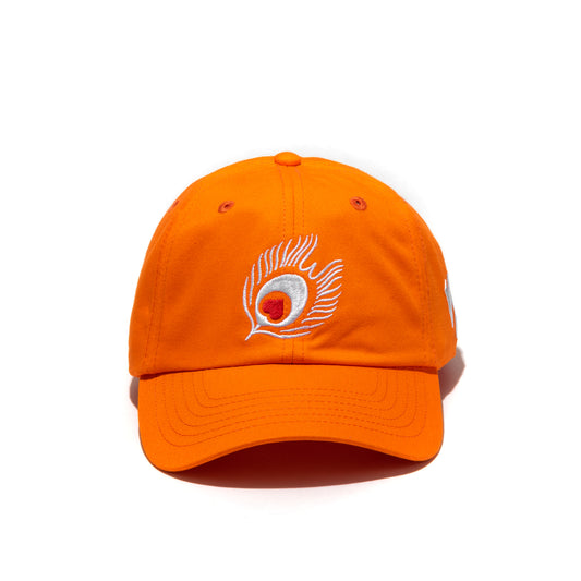 Dad Cap Feather-Orange