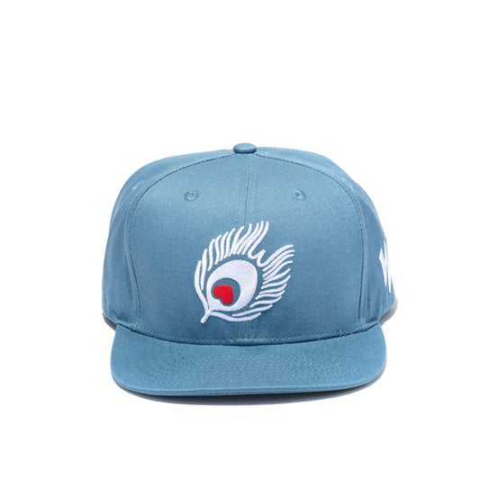 Flat Bill Feather-Lt. Blue