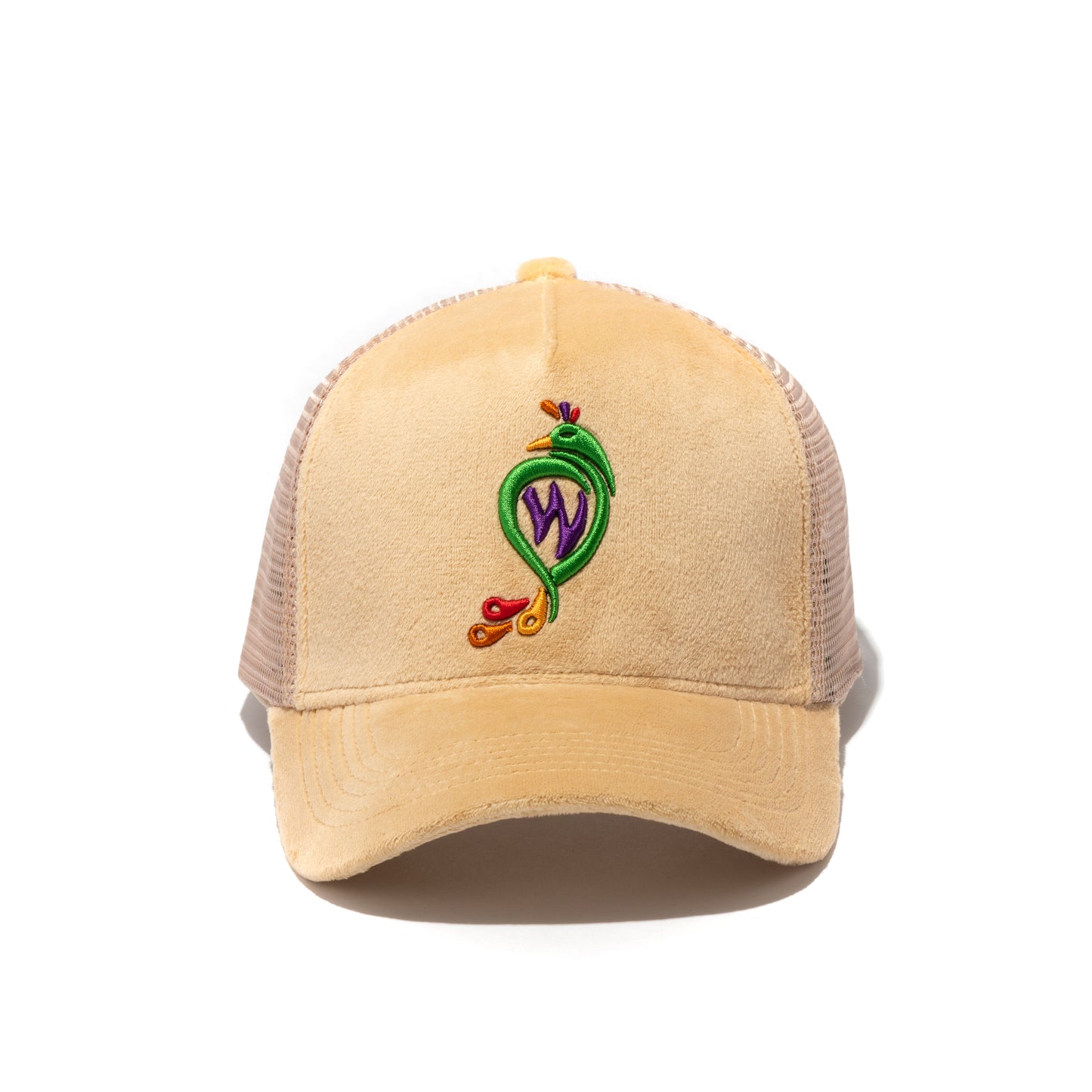 Trucker Hat Peacock-Beige