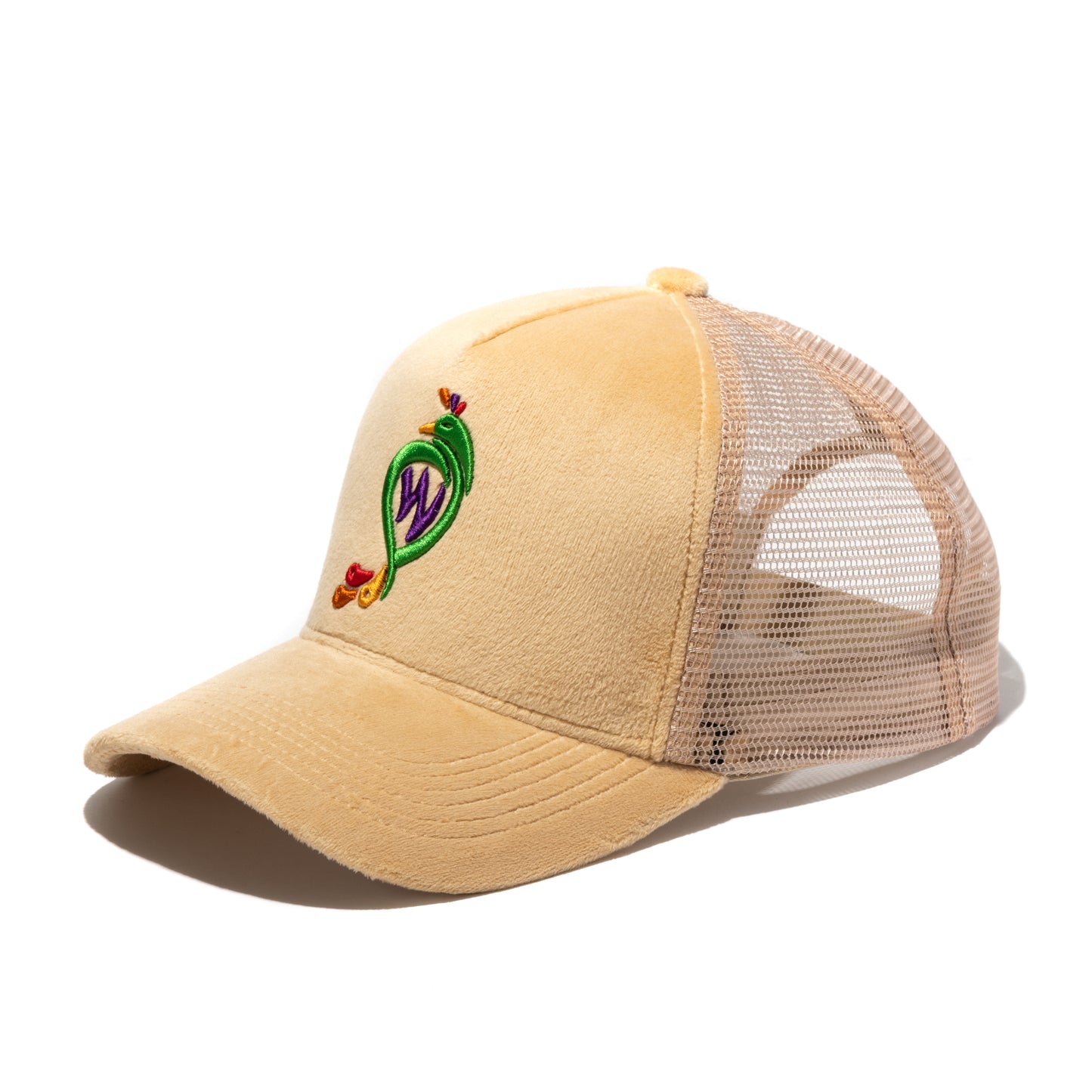 Trucker Hat Peacock-Beige