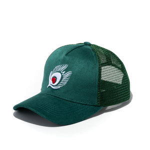 Trucker Hat Feather-Green