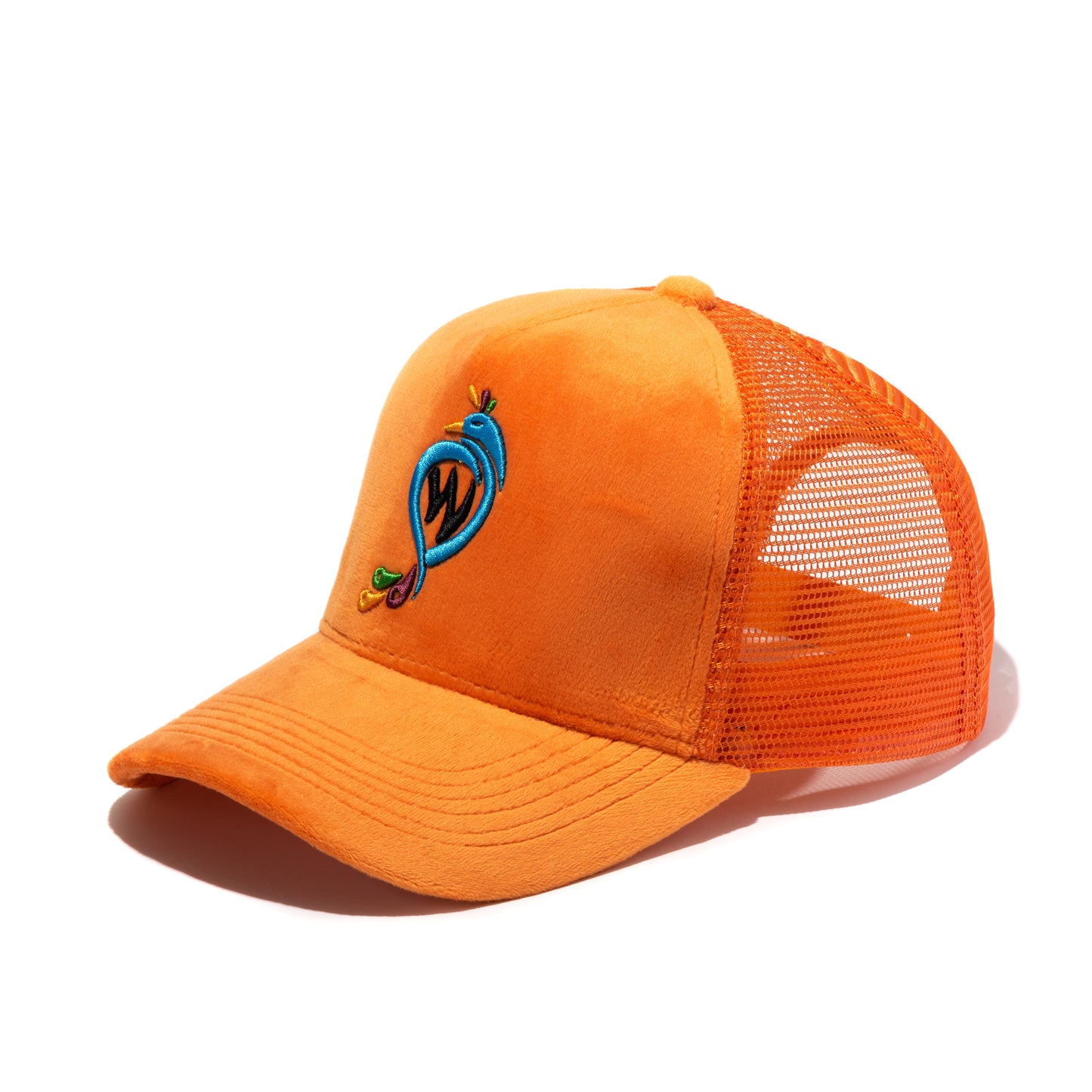 Trucker Hat Peacock-Orange