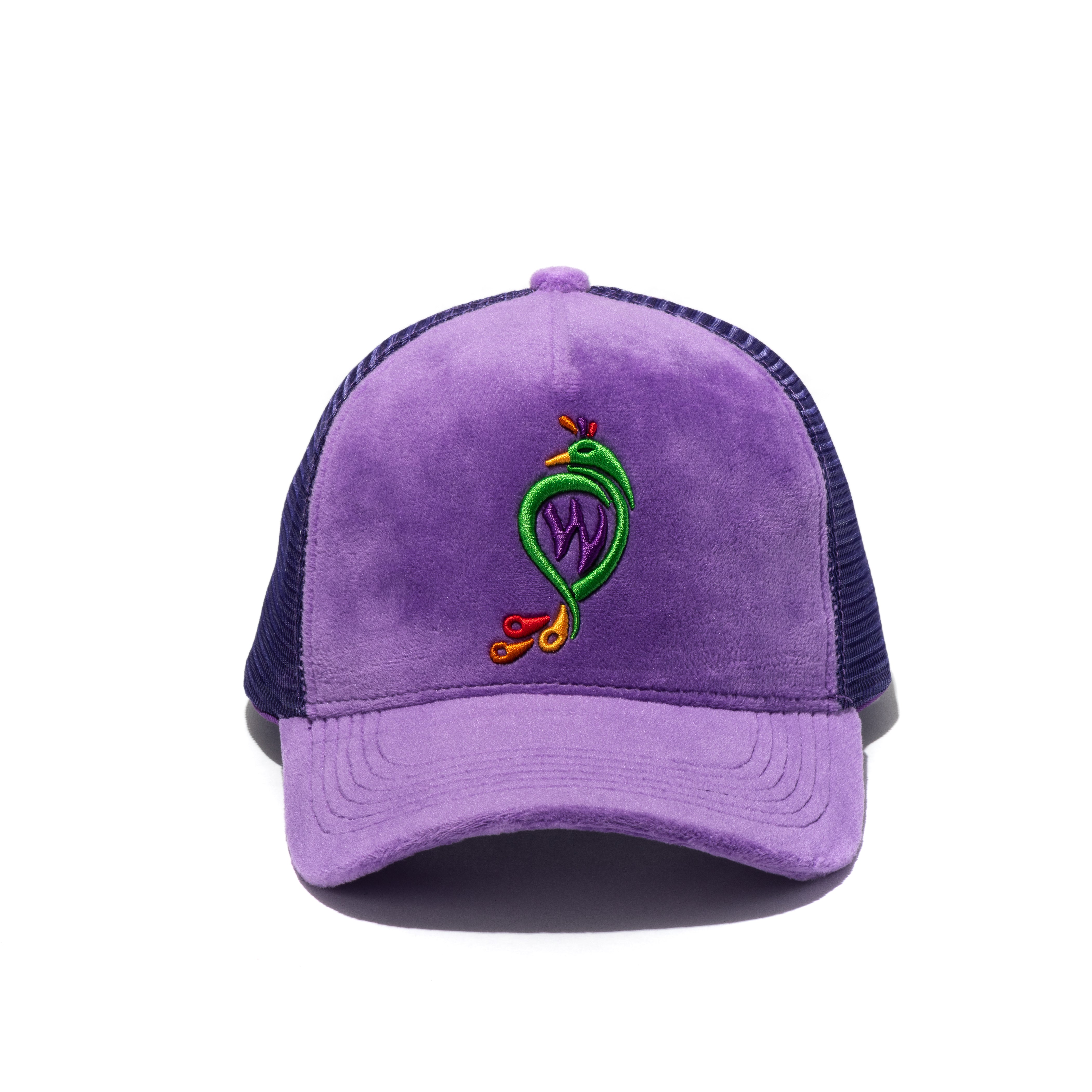 Trucker Hat Peacock-Purple