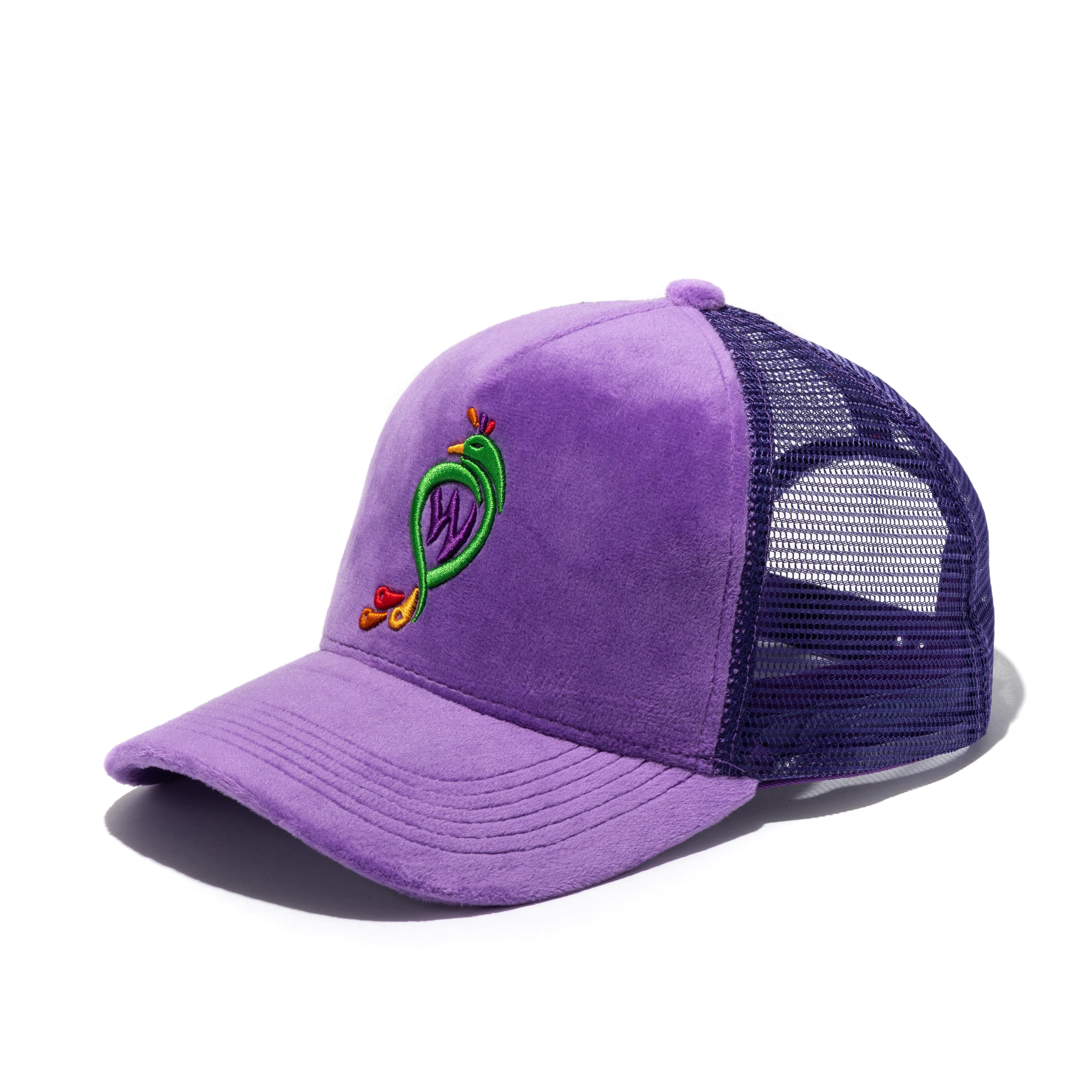 Trucker Hat Peacock-Purple